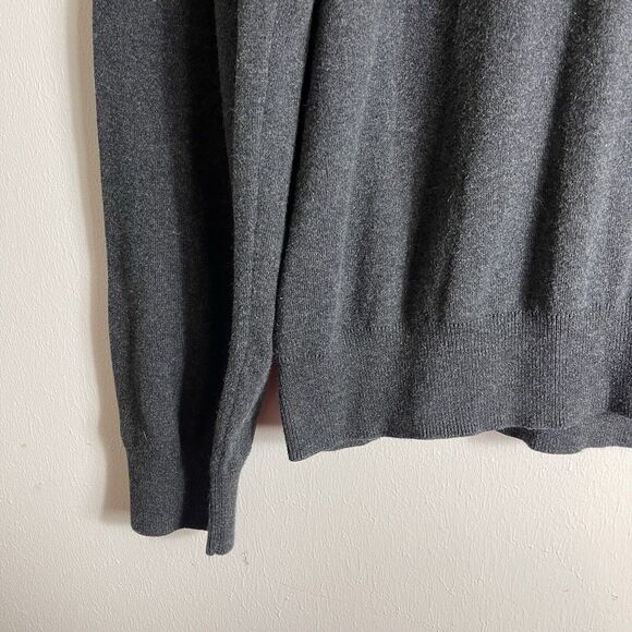 Polo Ralph Lauren Mens L Pima Cotton Quarter Zip Pullover Ribbed Y2K 90s Preppy - Picture 4 of 8